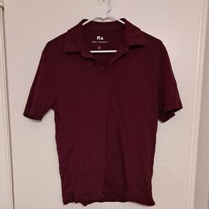 Men's Burgundy Polo Shirt